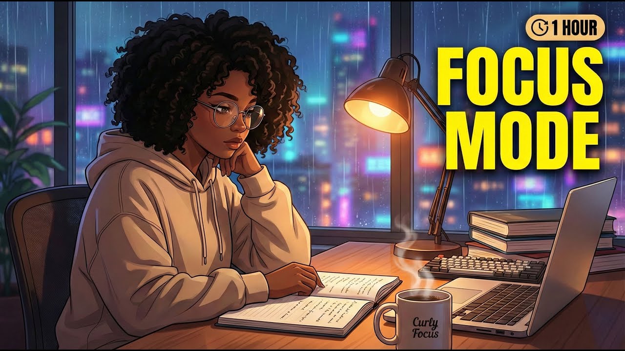 Late Night Focus Lofi 🌙 Chill Beats for Studying & Deep Work (1 Hour)