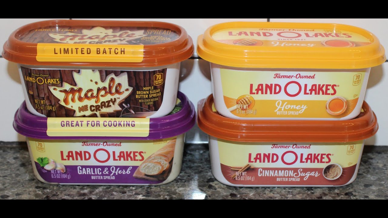 Land O Lakes Butter Spread: Maple, Honey, Garlic & Herb and Cinnamon Sugar Review