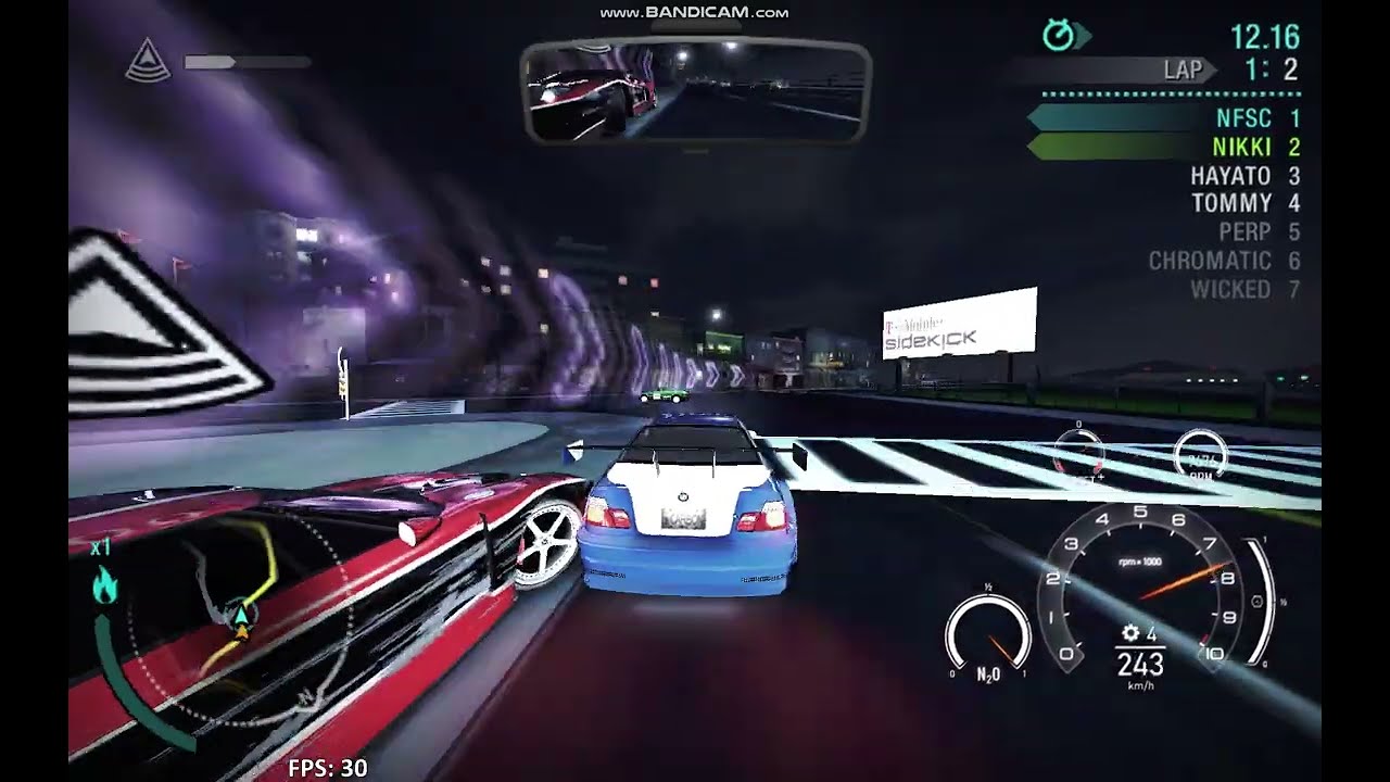 NFS CARBON MODDED RECORDING A LIL BIT