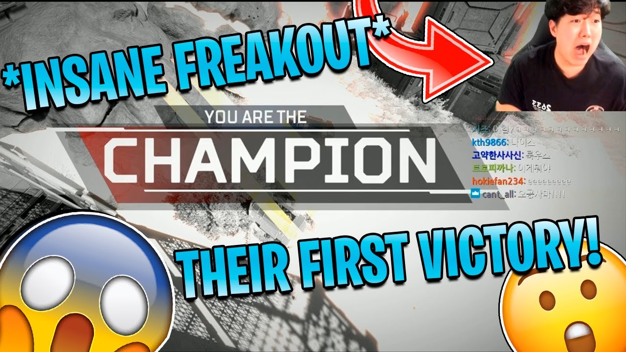 😮Asian Streamers *FREAK OUT* Over WIN in Apex Legends