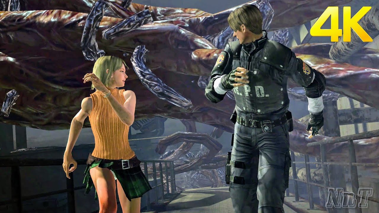Classic Leon x Ashley with Cutscenes Gameplay (Ch 6-2) Resident Evil 5