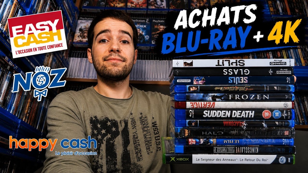 ACHATS BLU-RAY + 4K CHEZ NOZ, EASY CASH & HAPPY CASH 👀