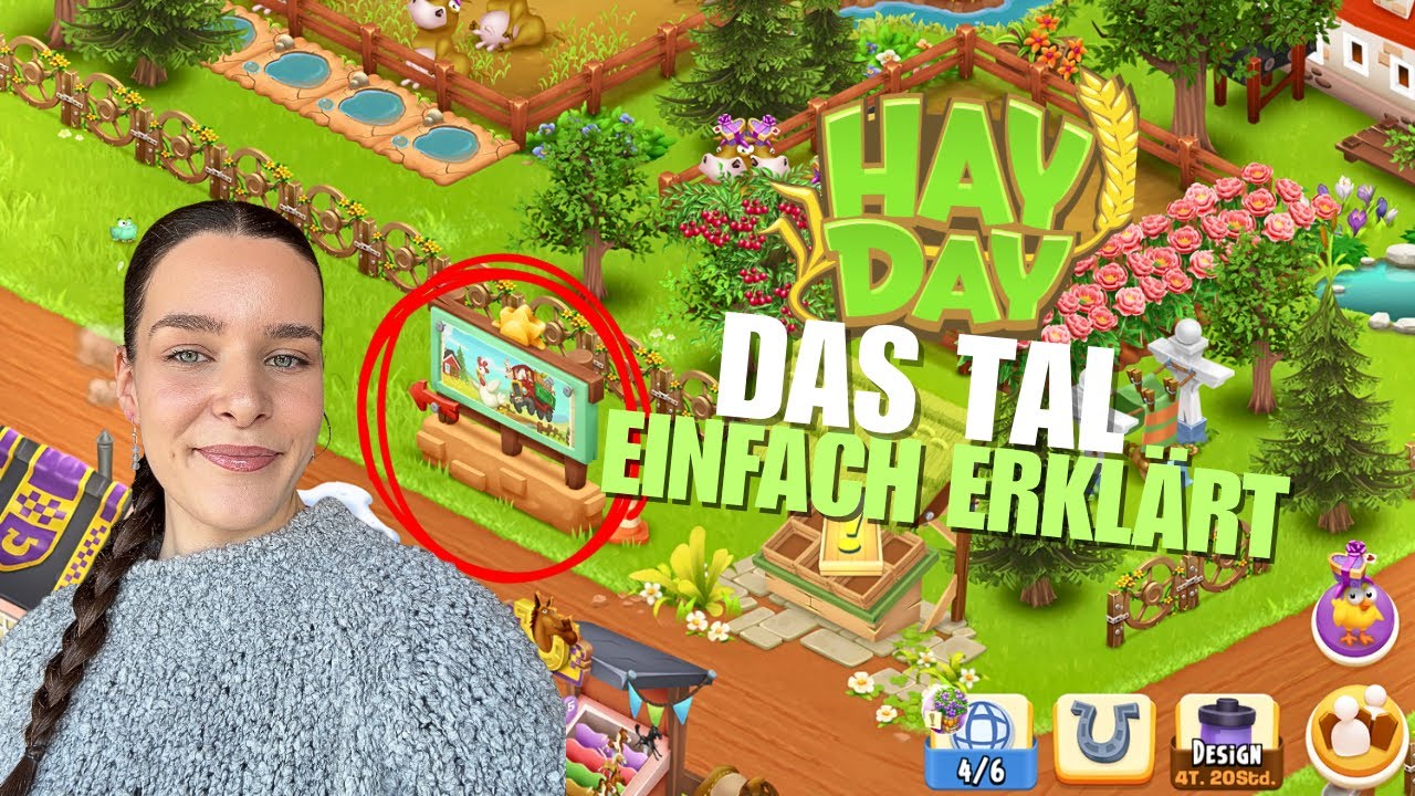 Wie funktioniert eigentlich das Tal? Ich erkläre es dir!🌾🐔#hayday 