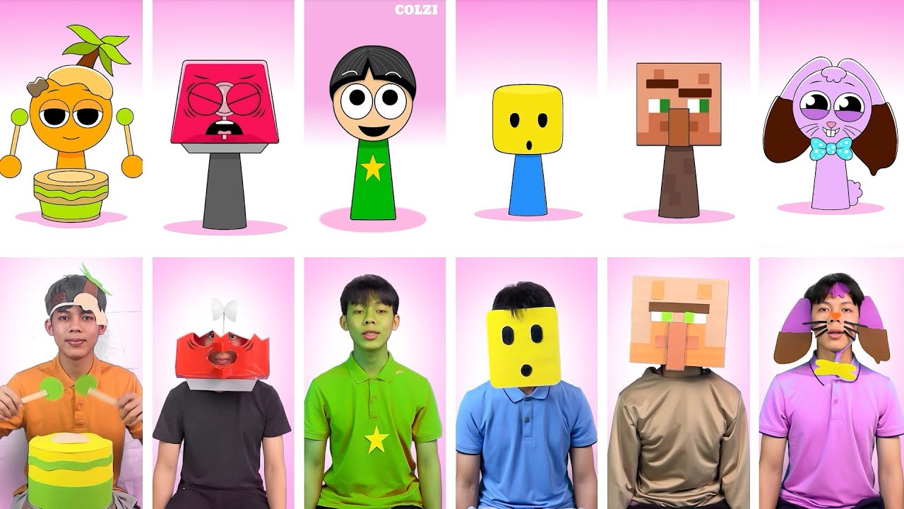 SSprunki 4 Phase 4 OC ESTER Incredibox in Real life. ❤️ #sprunki #incredibox