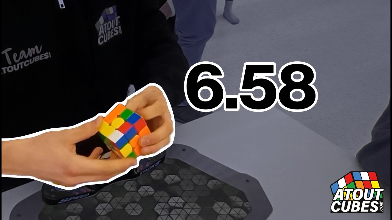 6.58 Official Rubik's Cube PR Average