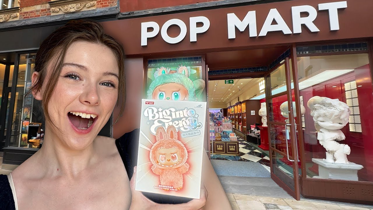 Первые в очереди на открытие Pop Mart Cambridge! *Новый Labubu?? Peach Riot*