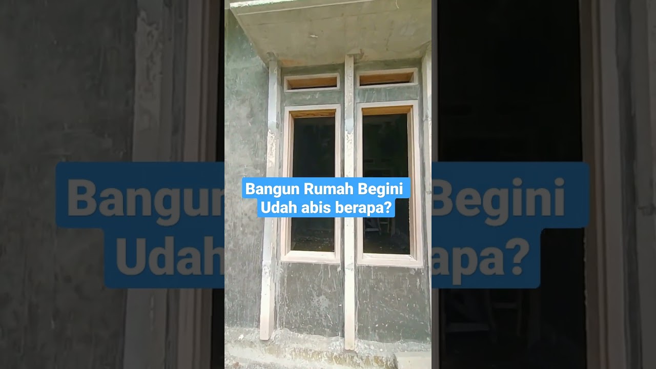 Bangun Rumah Udah Habis Biaya Berapa? #prosesbangunrumah #biayabangunrumah #biayabangunrumahmurah