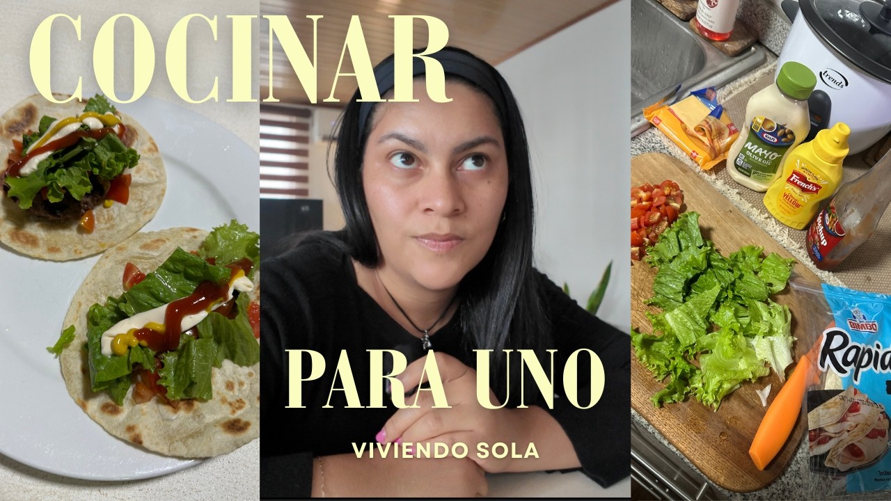 Cuando vives sola, cocinar se vuelve opcional