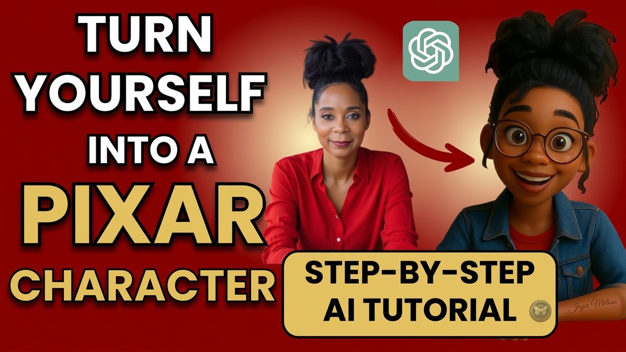 How to Turn Yourself into a Pixar Character Using ChatGPT (Step-by-Step Tutorial!)