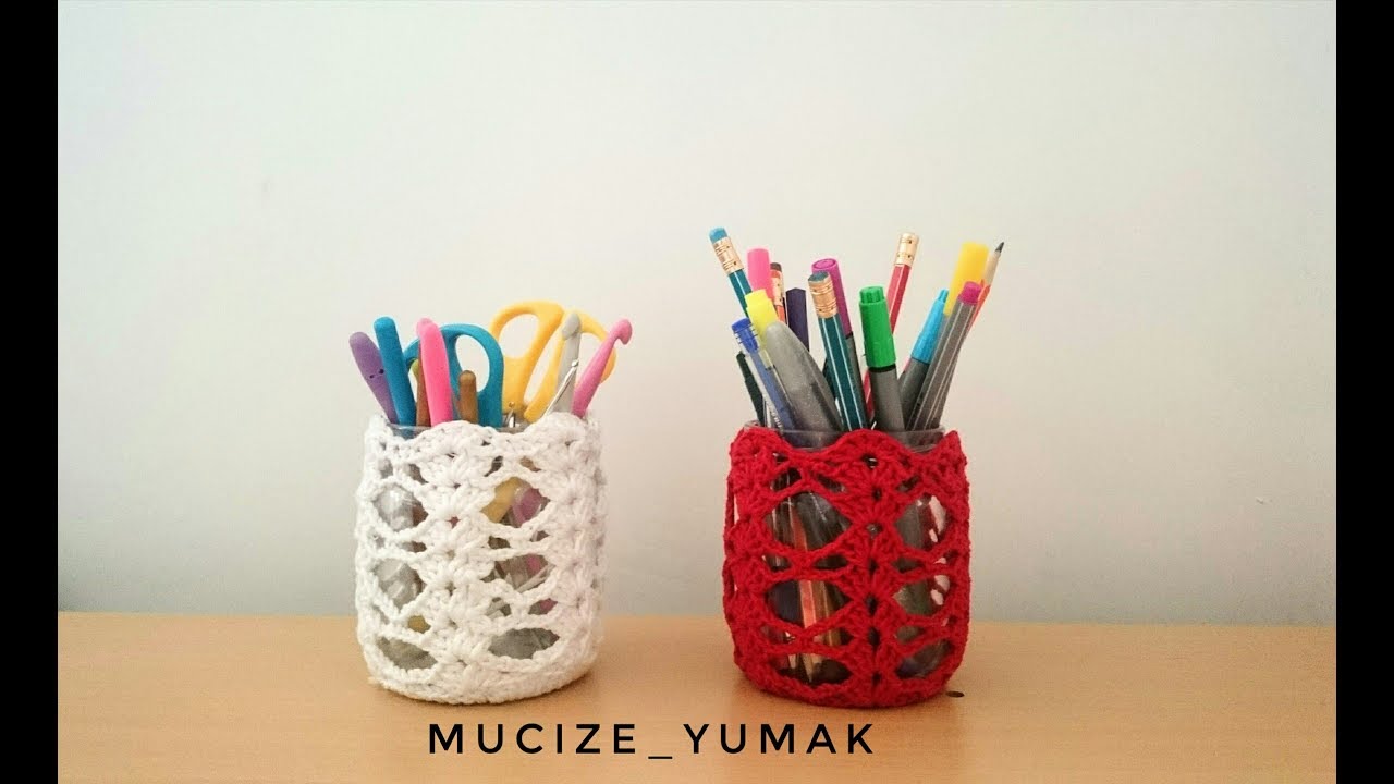 Tığişi Kavanoz Süsleme / 1