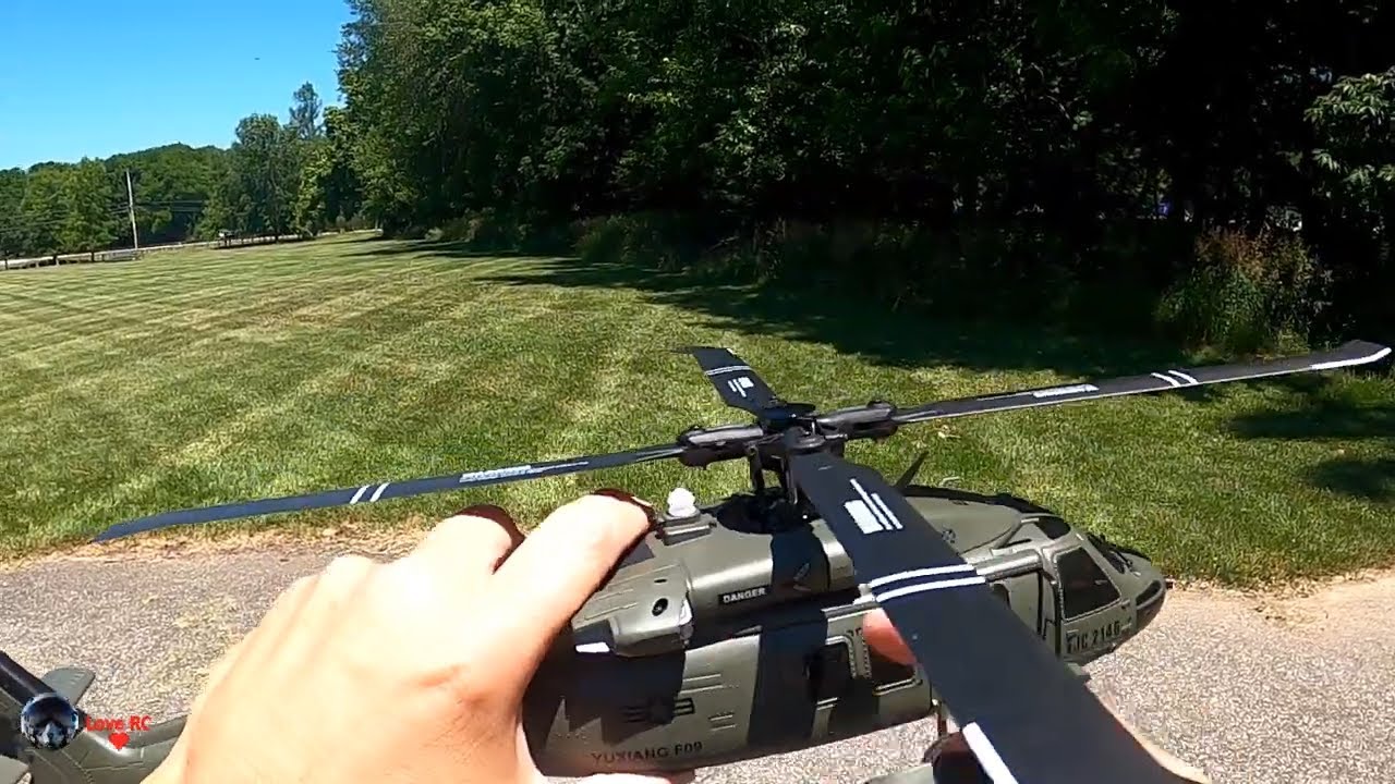 Sikorsky UH-60 Black Hawk RC Helicopter - Test flights after a minor crash from LVC.