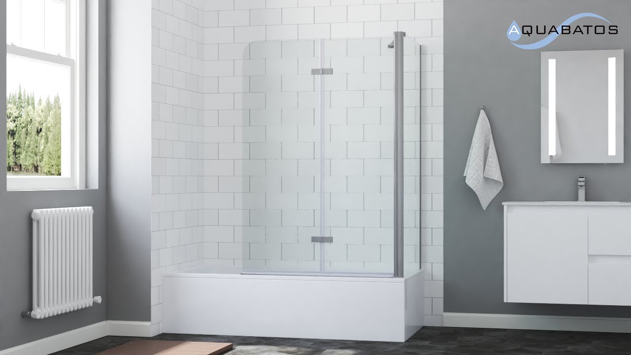 AQUABATOS JALTAS Serie Badewannenaufsatz mit Seitenwand Montageanleitung