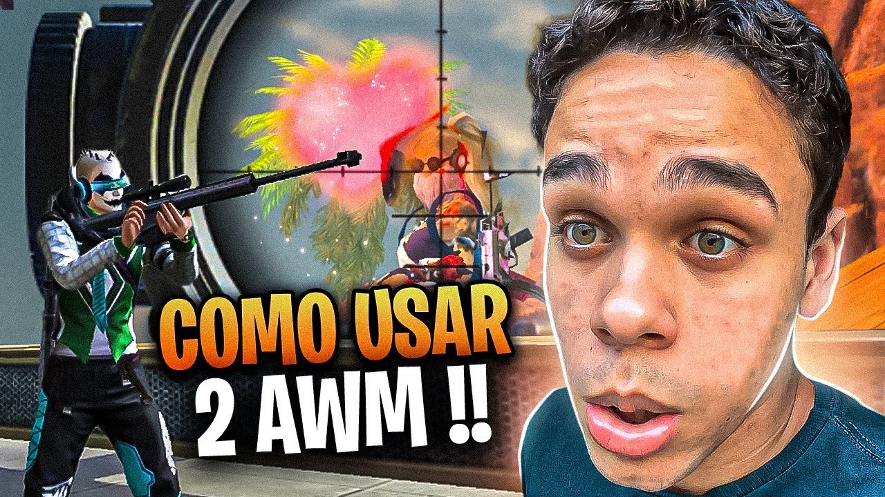 MACRO DE AWM!?! METRALHE 2 AWM SEM ENGANCHAR O TIRO!! FREE FIRE