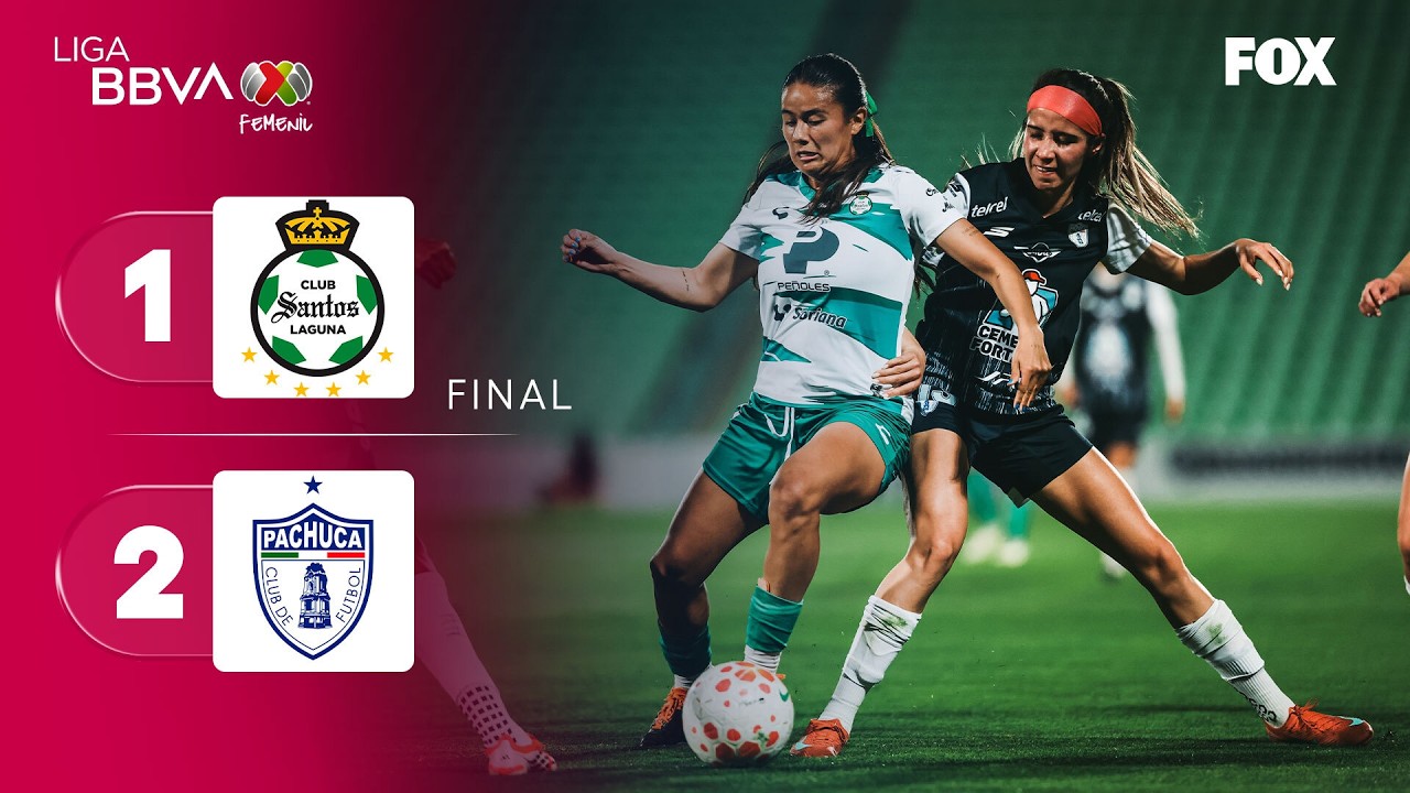 SANTOS 1-2 PACHUCA | RESUMEN | LIGA MX FEMENIL | JORNADA 15