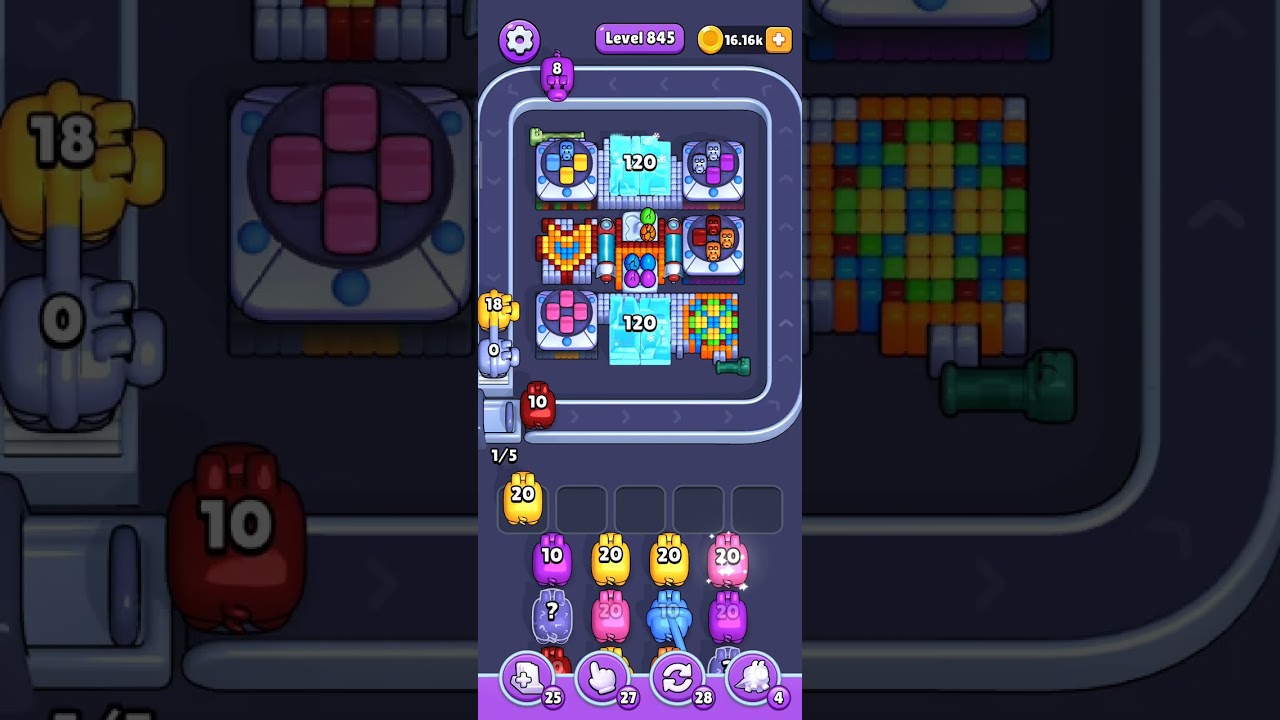 Pixel Flow — hard level 845