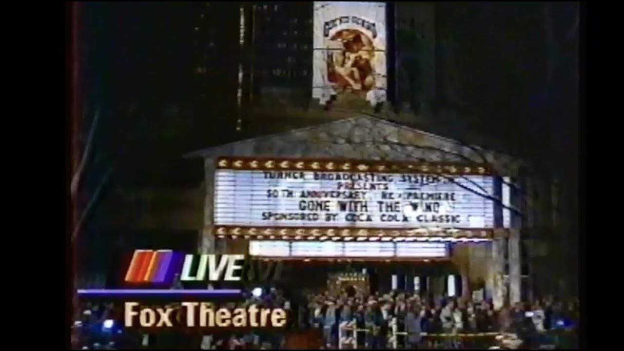 GONE WITH THE WIND 1989 Atlanta 50th Anniversary re-premiere