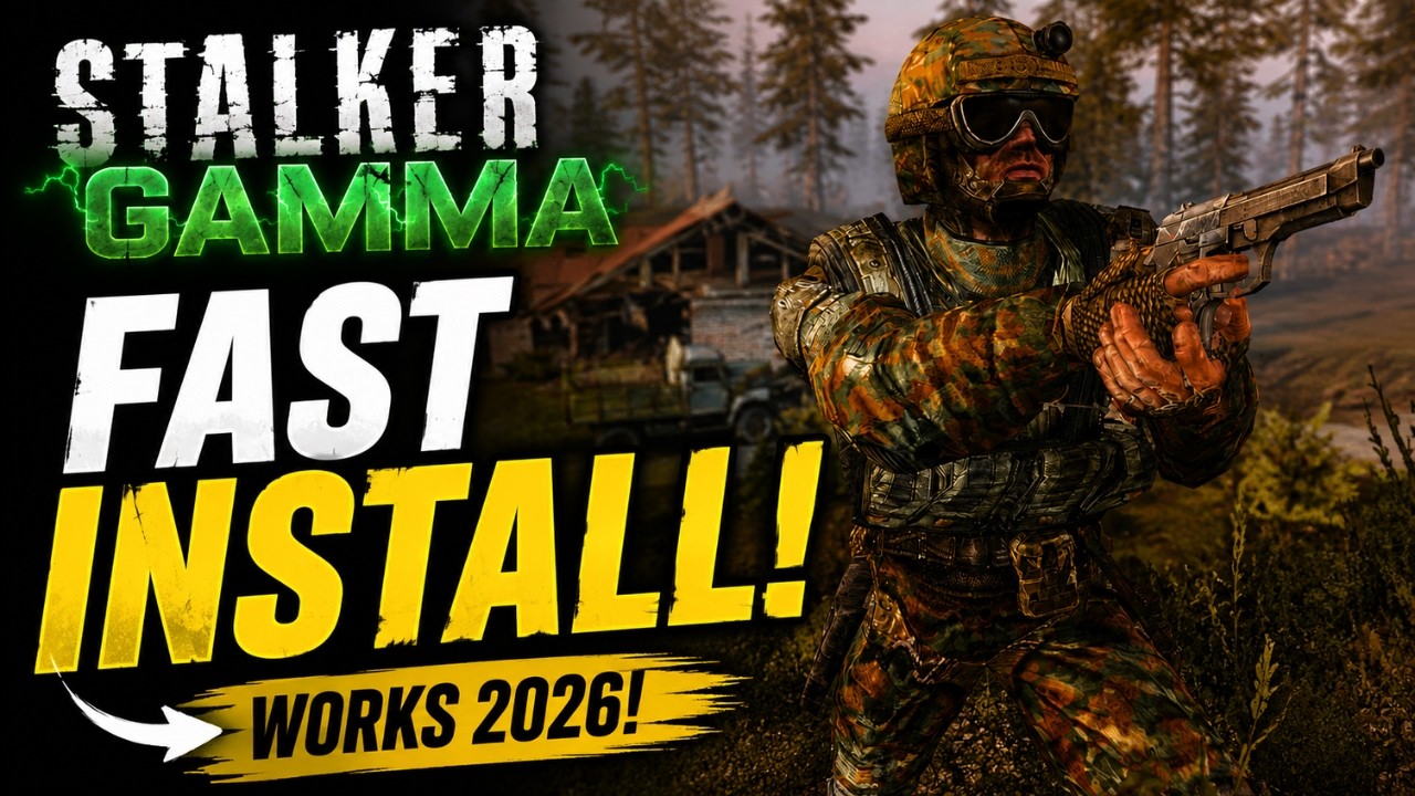 How to Install S.T.A.L.K.E.R GAMMA - FAST FREE Easiest 0.9.4 Installation