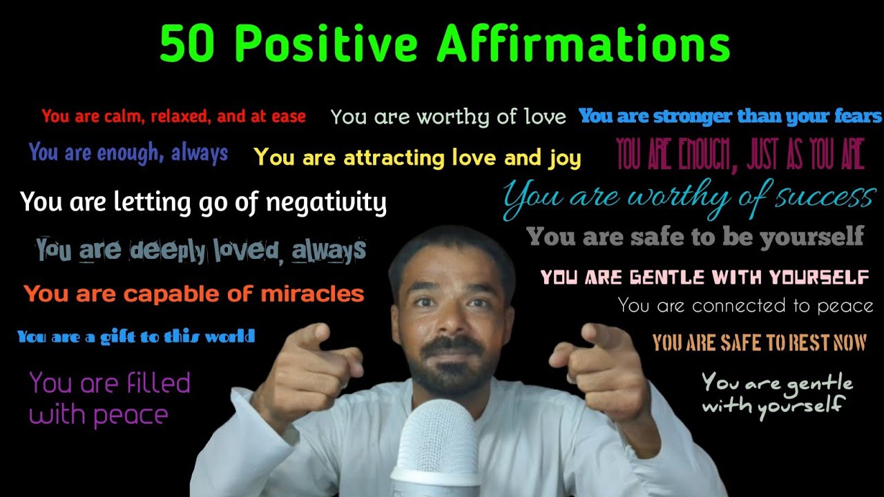 ASMR Positive Affirmations | 50 Gentle Whispered Lines for Healing & Self Love 💗