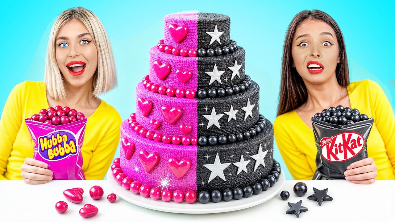 Rich vs Poor Cake Decorating Challenge | Expensive & Cheap Chocolate Cake by Candy Land