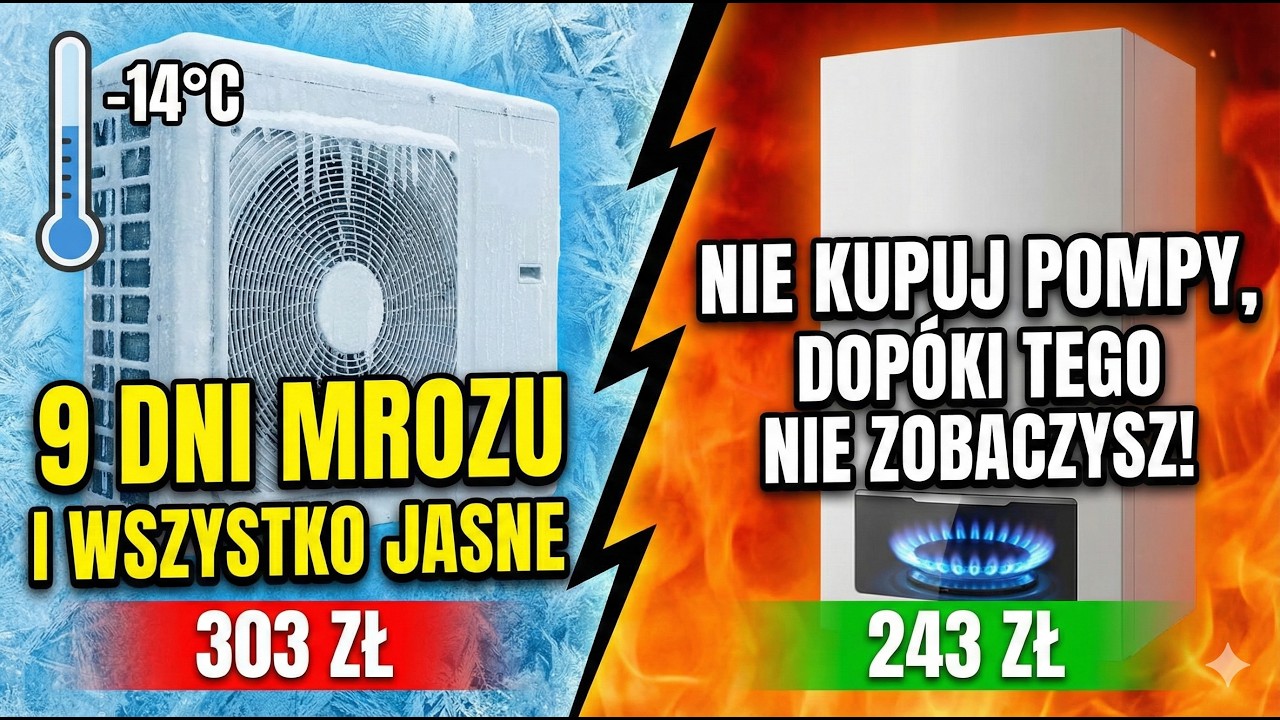 Rachunki Grozy? Sprawdzamy Koszt Ogrzewania Pompą i Gazem w Największe Mrozy