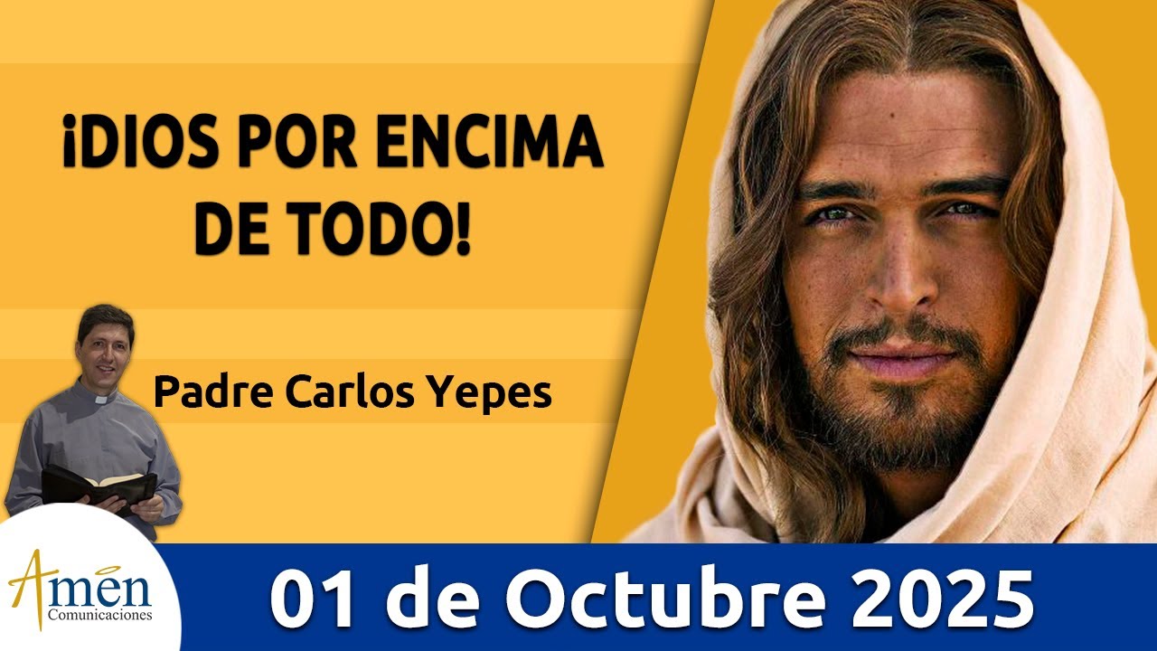 Evangelio De Hoy Miércoles 01 Octubre 2025 #PadreCarlosYepes l Lucas 9,57-62 |  Vivir con Dios