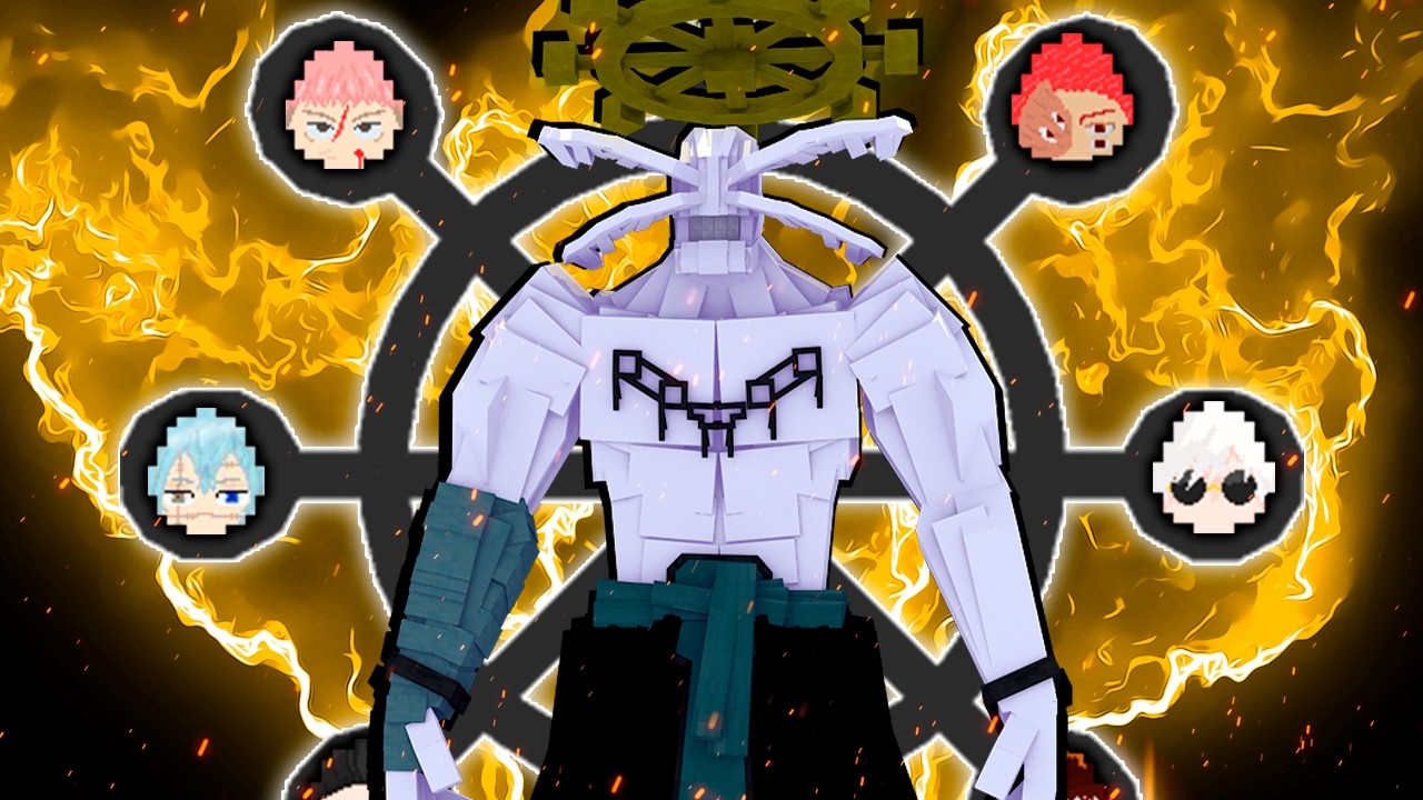 ATUALIZOU Addon de JUJUTSU KAISEN  BASIC PARA Minecraft PE 1.21.132 -  REALISTA IGUAL MOD DE PC