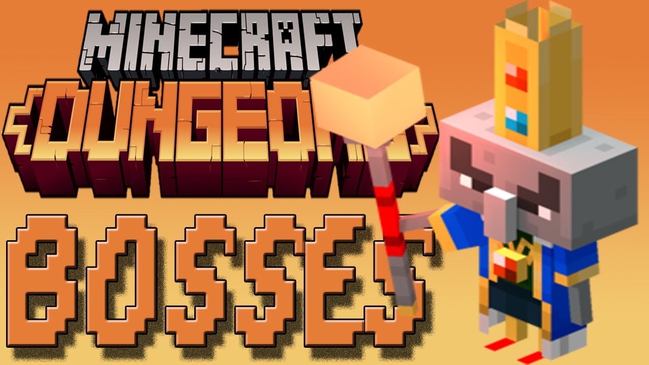 Minecraft Dungeons // All Main Bosses