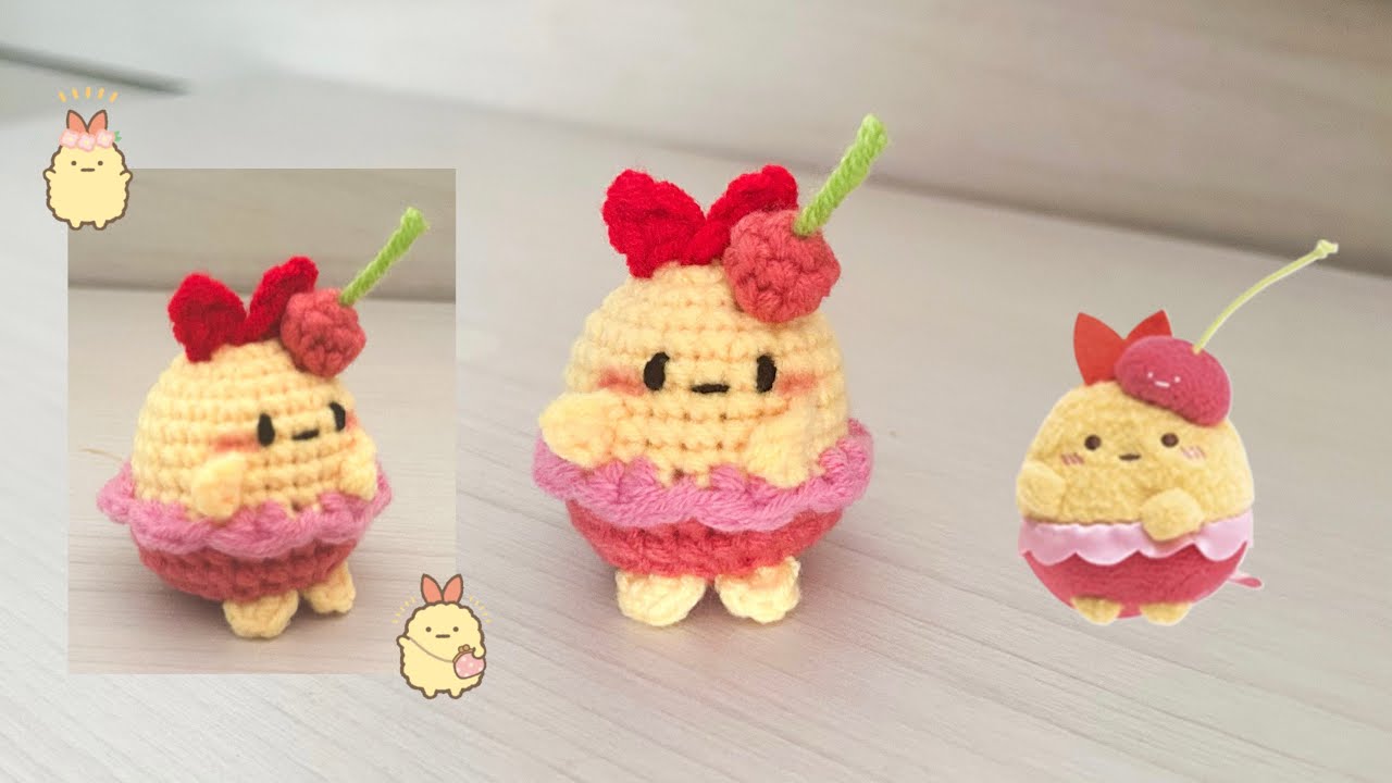 Crochet Ebi Fry Sumikko Gurashi Tutorial | Amigurumi | Boneka Rajut