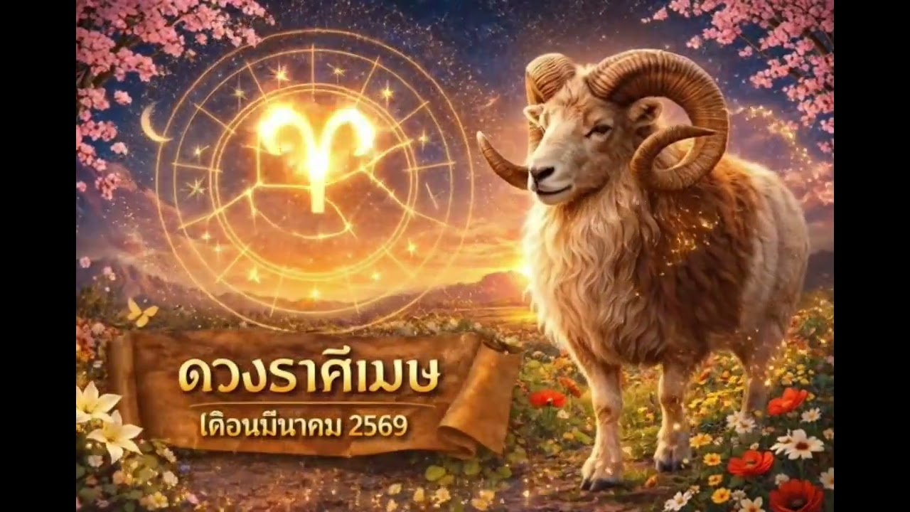ดวงราศีเมษ เดือนมีนาคม 2569 #ราศีเมษ #ดูดวง