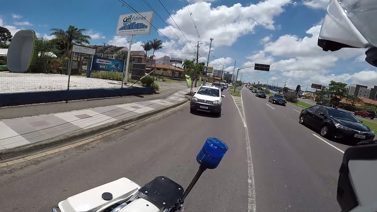Escolta com apoio, PMPR, GM, SETRAN e PRF