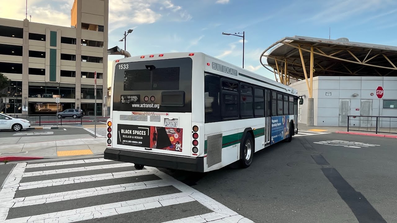 BIRTHDAY!!! AC Transit #1533 on Route 689 (FULL ROUTE)