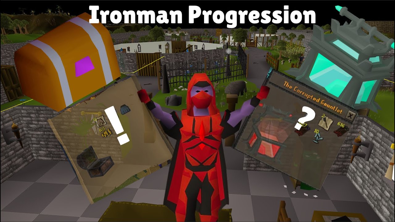 (OSRS) I hit the Megarare Table..Ironman Progression #1