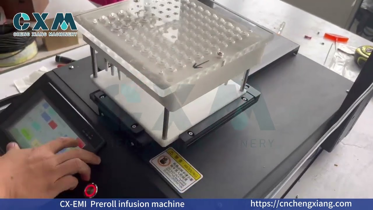 CX-EMI  Preroll infusion machine #factory #CBDoilinfusemachine #prerollinfusion #cxm #Cannabis