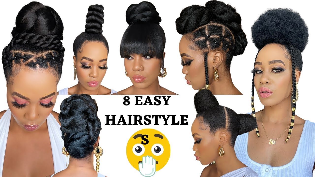 🔥Protective Styling: Easy and Chic Updo Ideas for Natural Hair/ Protective Style / Tupo