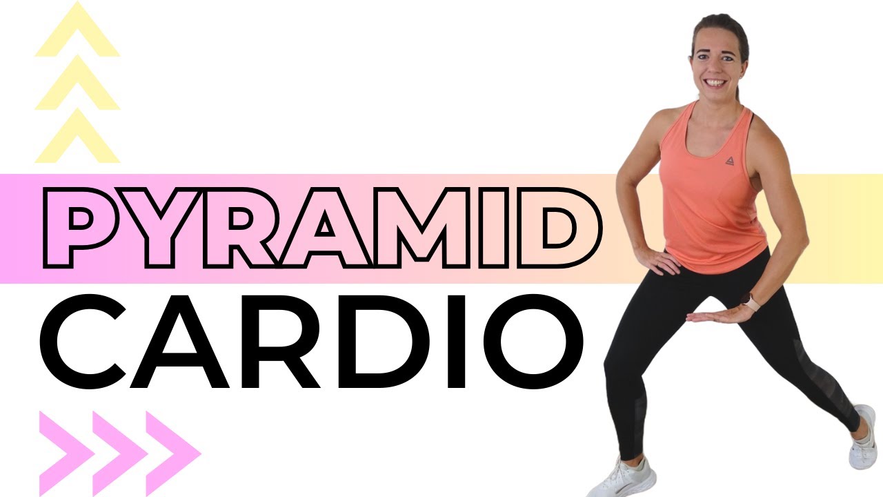 25 Minute Intense Pyramid Cardio Workout - At Home