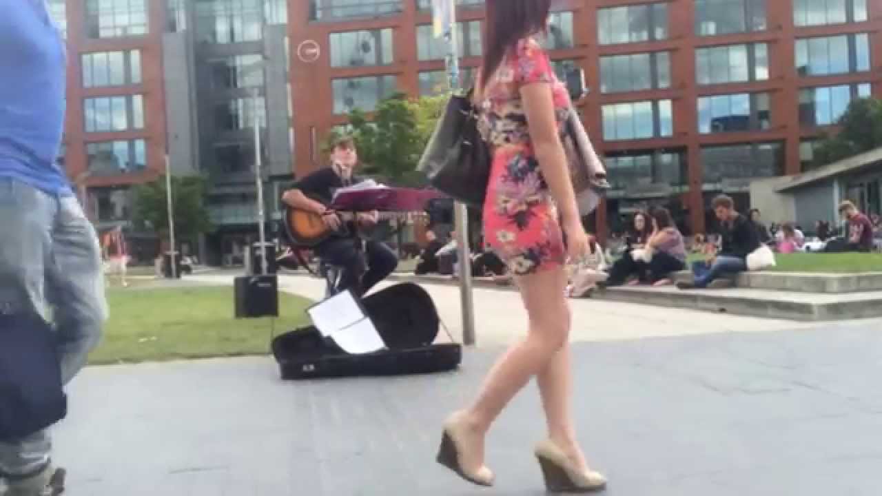 Let her go Passenger's song (Busking in Manchester UK) #ChrisBarrLive