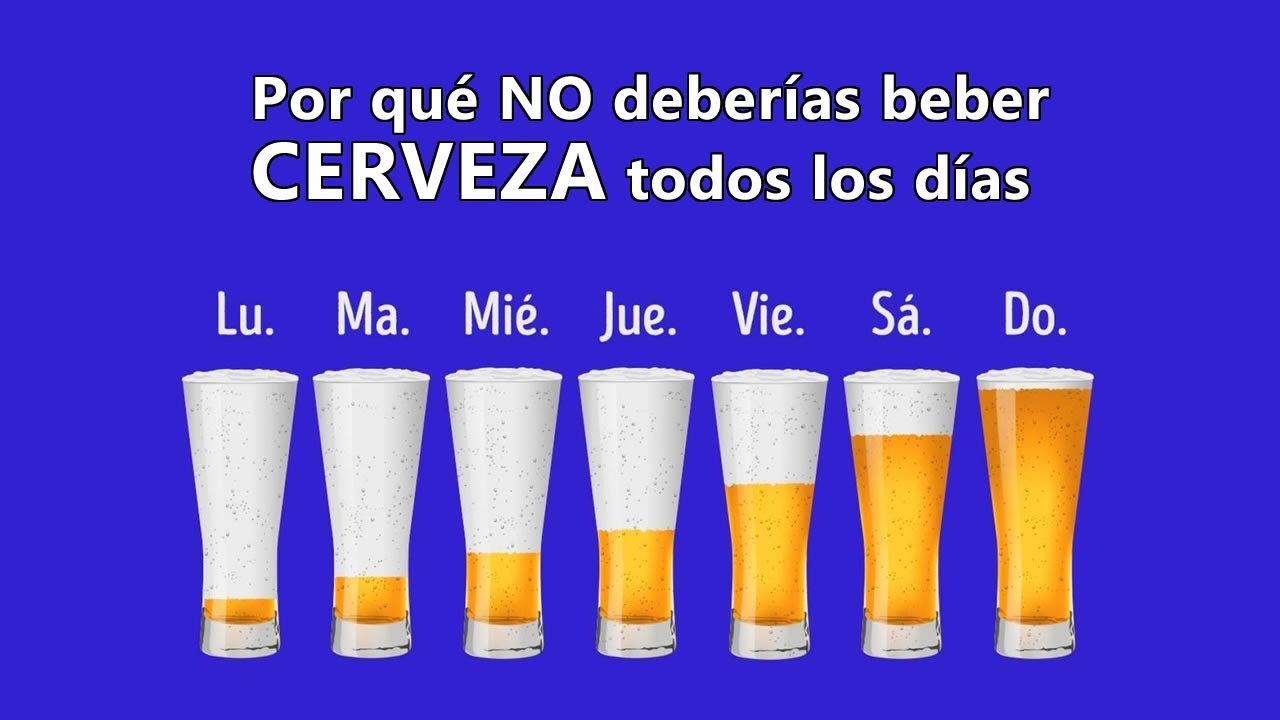 Por qu&eacute; no deber&iacute;as beber CERVEZA todos los d&iacute;as