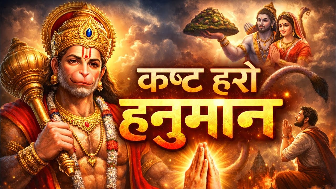 कष्ट हरो हनुमान 🙏 | सबसे सुंदर हनुमान भजन | संकट मोचन बजरंगबली भजन #vairalbhajan #ayushbhaktibhajan 