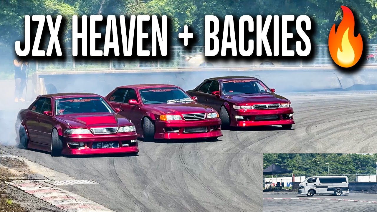 TOYOFEST 2025 Drift Day 🇯🇵 | JZX Madness, Backies & A DRIFTING HIACE?!