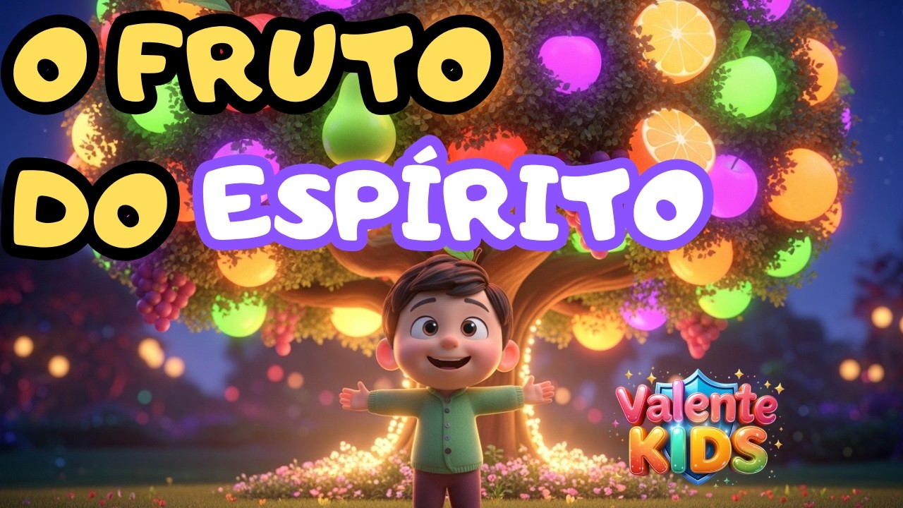 O Fruto do Espírito 🍎🍇 | Música Cristã Infantil Animada | Valente Kids
