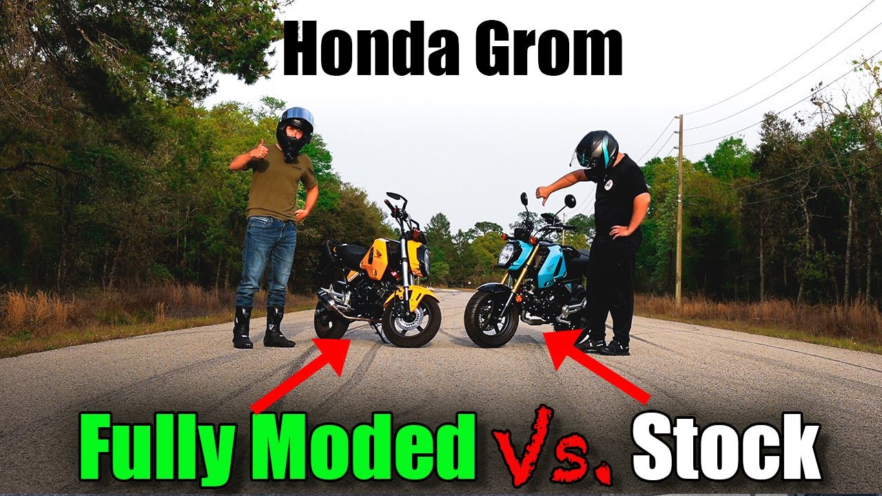 I RACED A FULLY MODED GROM!!