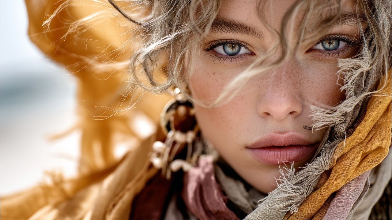 Deep House 4K • Desert Fire Visual Mix for Work & Focus (2025)