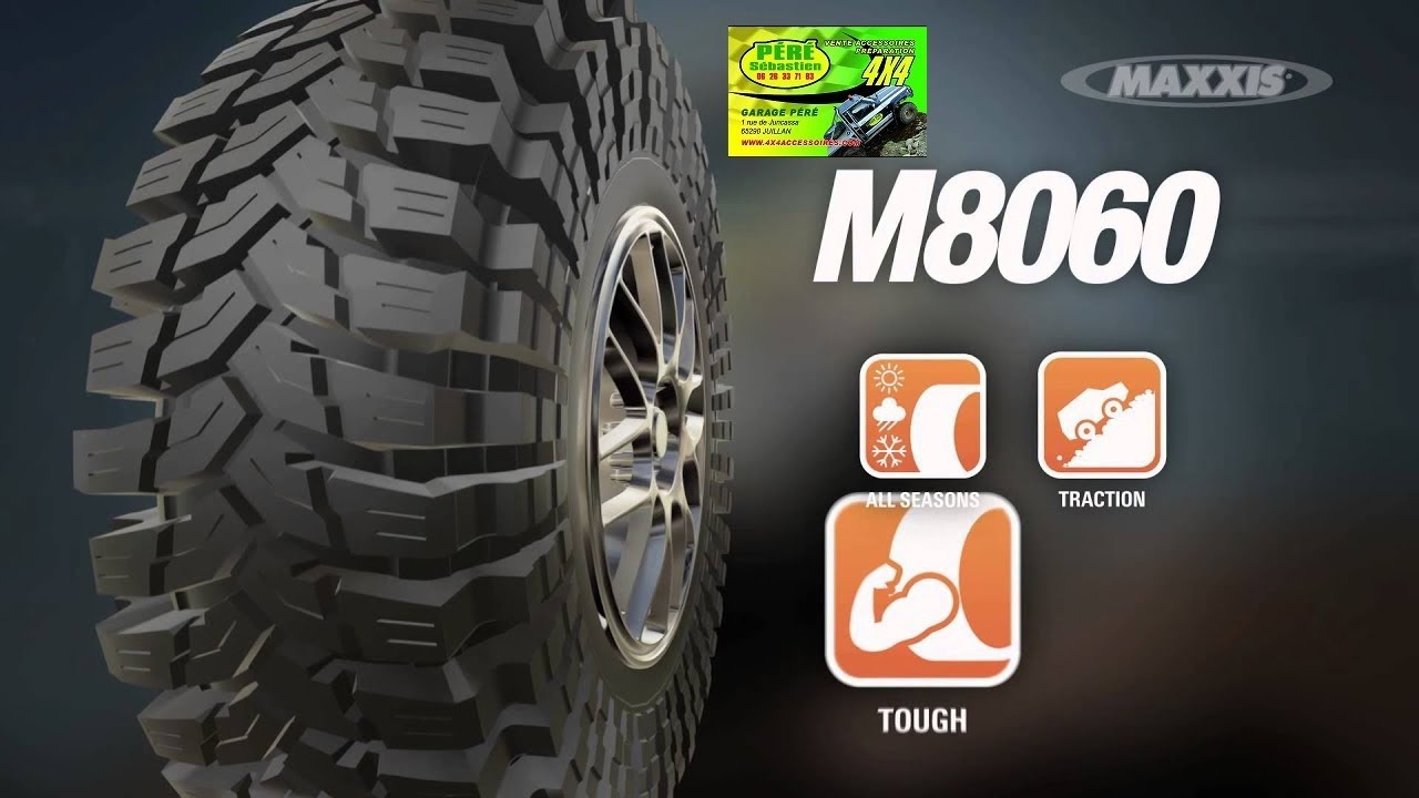 4x4accessoires.com vous presente : Les Pneus MAXXIS M8060