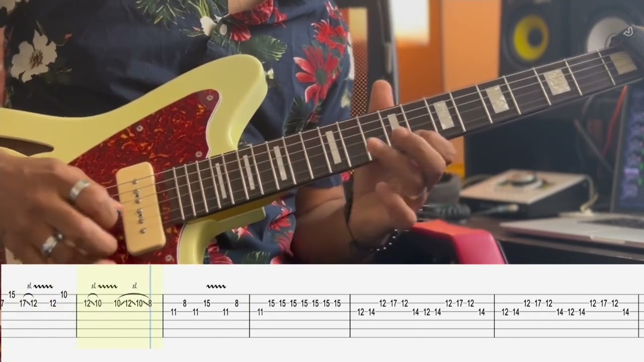 Fuego y Poder - Guitar Solo - Tablatura - Grupo Barak - Josue Capel