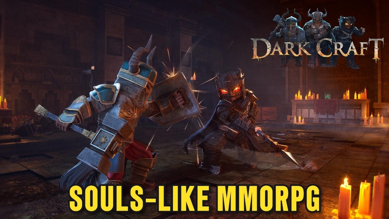 DARK CRAFT - Official Trailer | Free to play Souls-like MMORPG