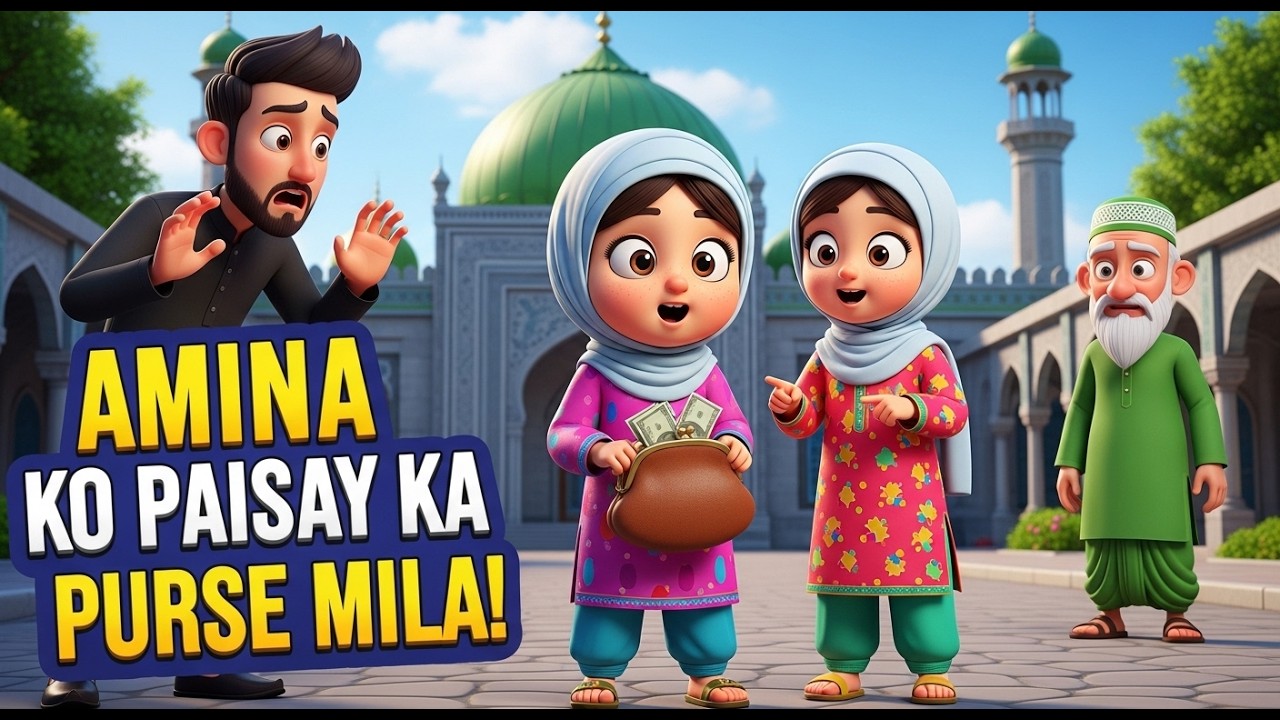 Amina Ko Paisay Ka Purse Mila | Imaandari Ki Kahani | Kids Islamic Cartoon