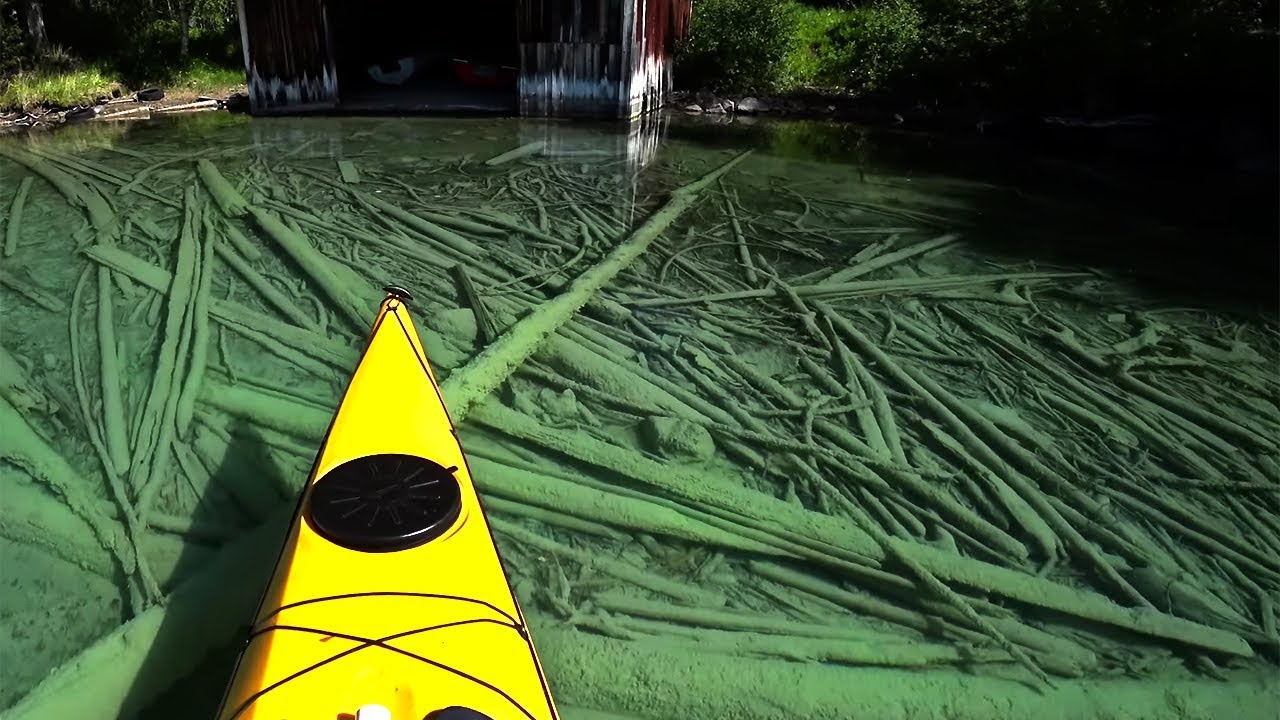 KAYAKING AMAZINGLY CLEAR SWEDISH LAKE, day 1 (02:21)