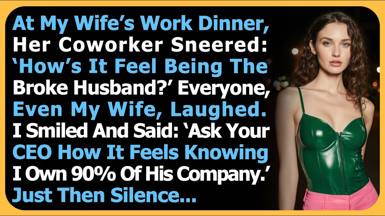 At My Wife’s Work Dinner, Her Coworker Sneered: ‘How’s It Feel Being The Broke Husband?’ Then…