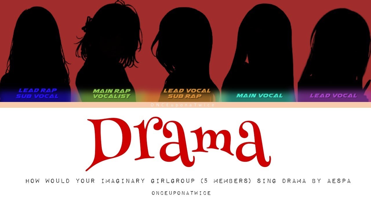 How would your imaginary girlgroup (5 Members) sing Drama by aespa