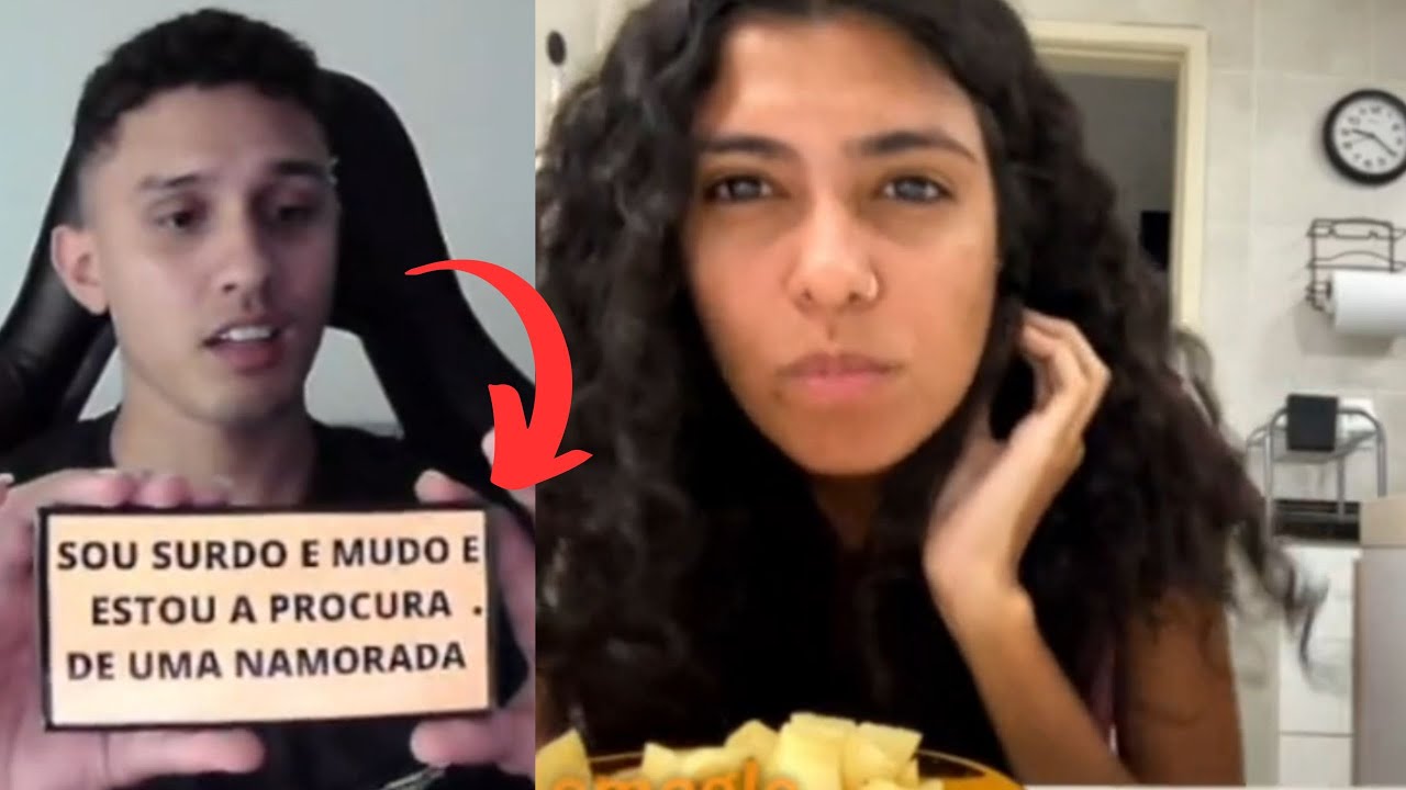 FINGINDO SER SURD0 E MUD0 NO OMEGLE KKKK